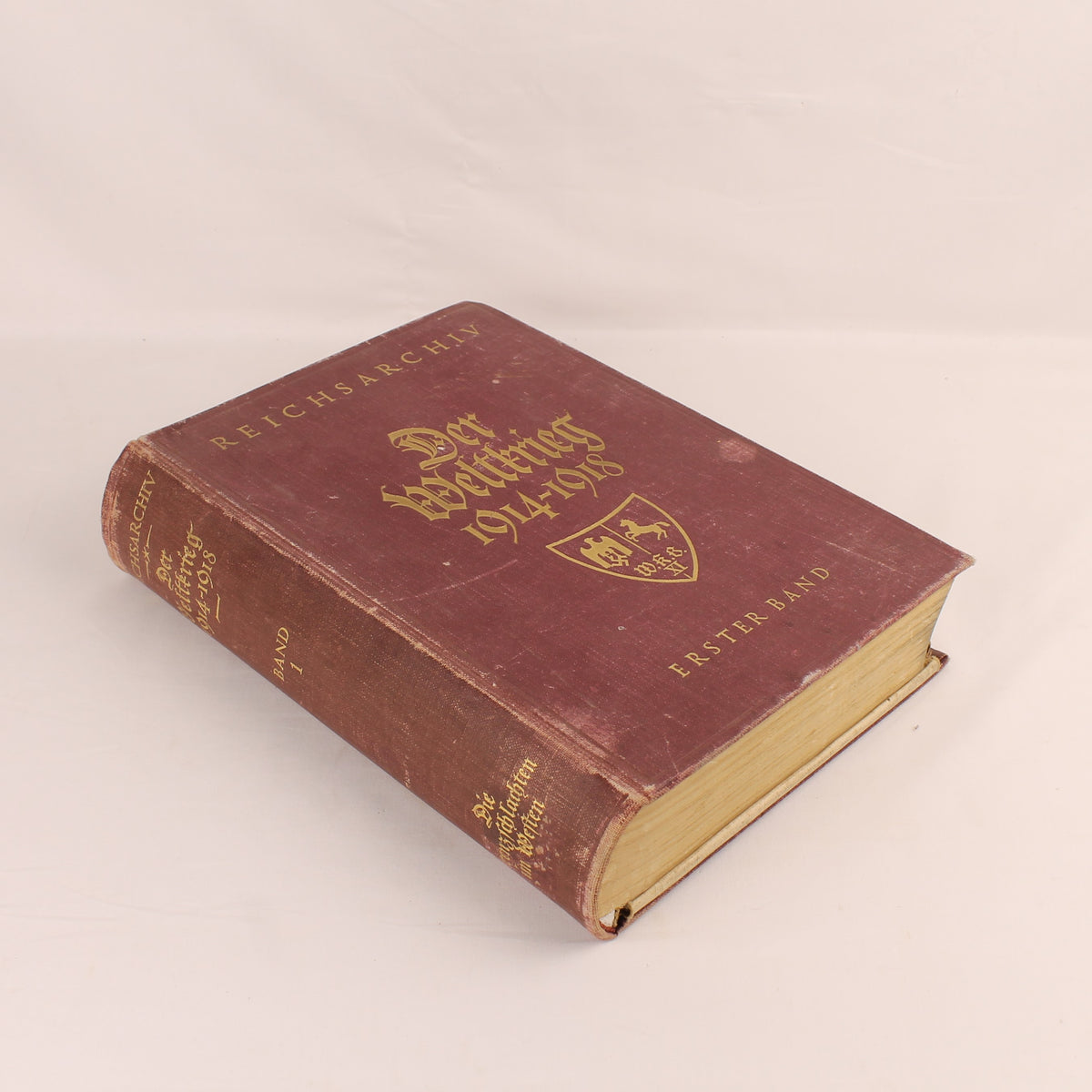 La guerra mondiale 1914-1918 - Reichsarchiv Volume 1 - E. S. Mittler & Sohn, Berlino 1925