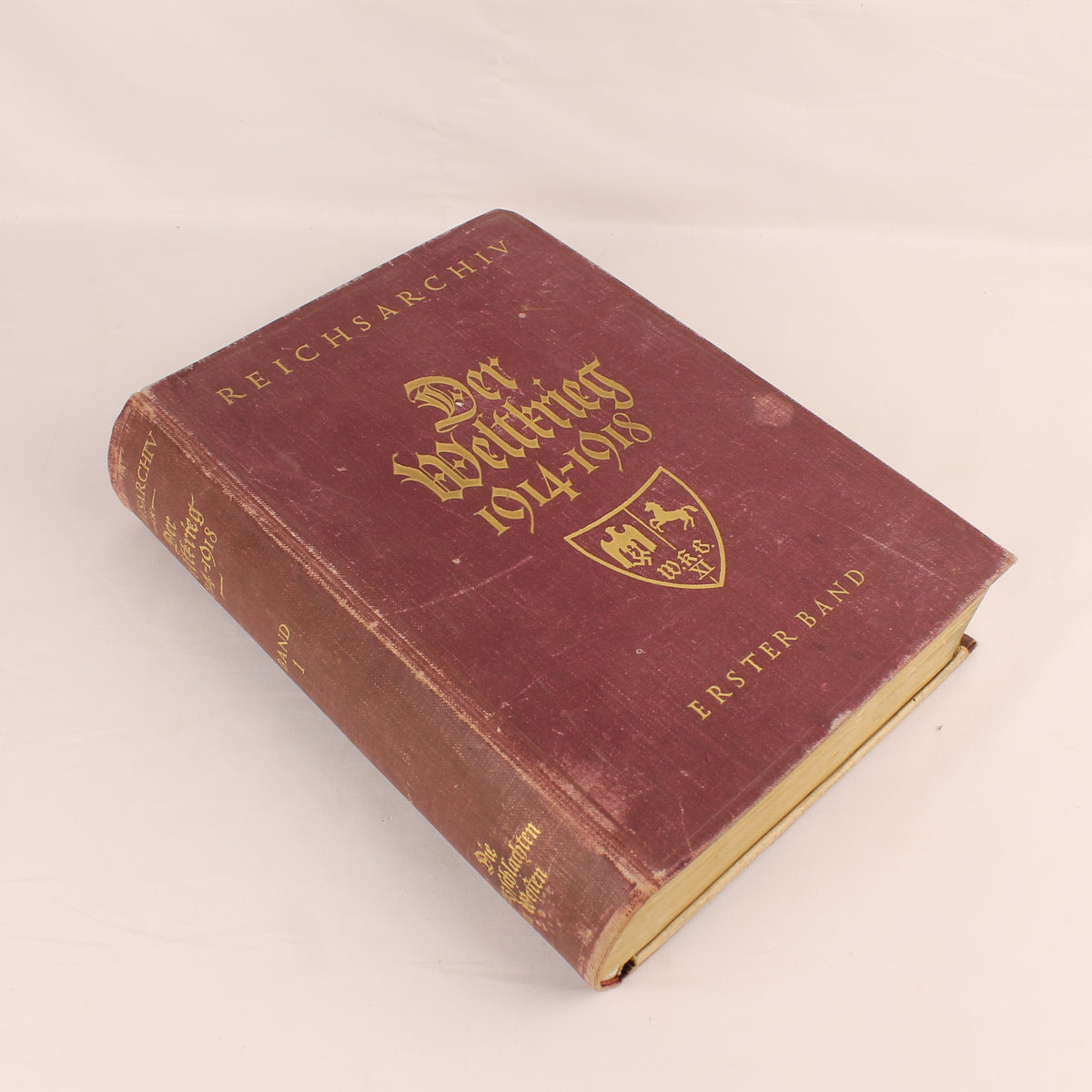 The World War 1914-1918 - Reichsarchiv Volume 1 - E. S. Mittler & Sohn, Berlin 1925