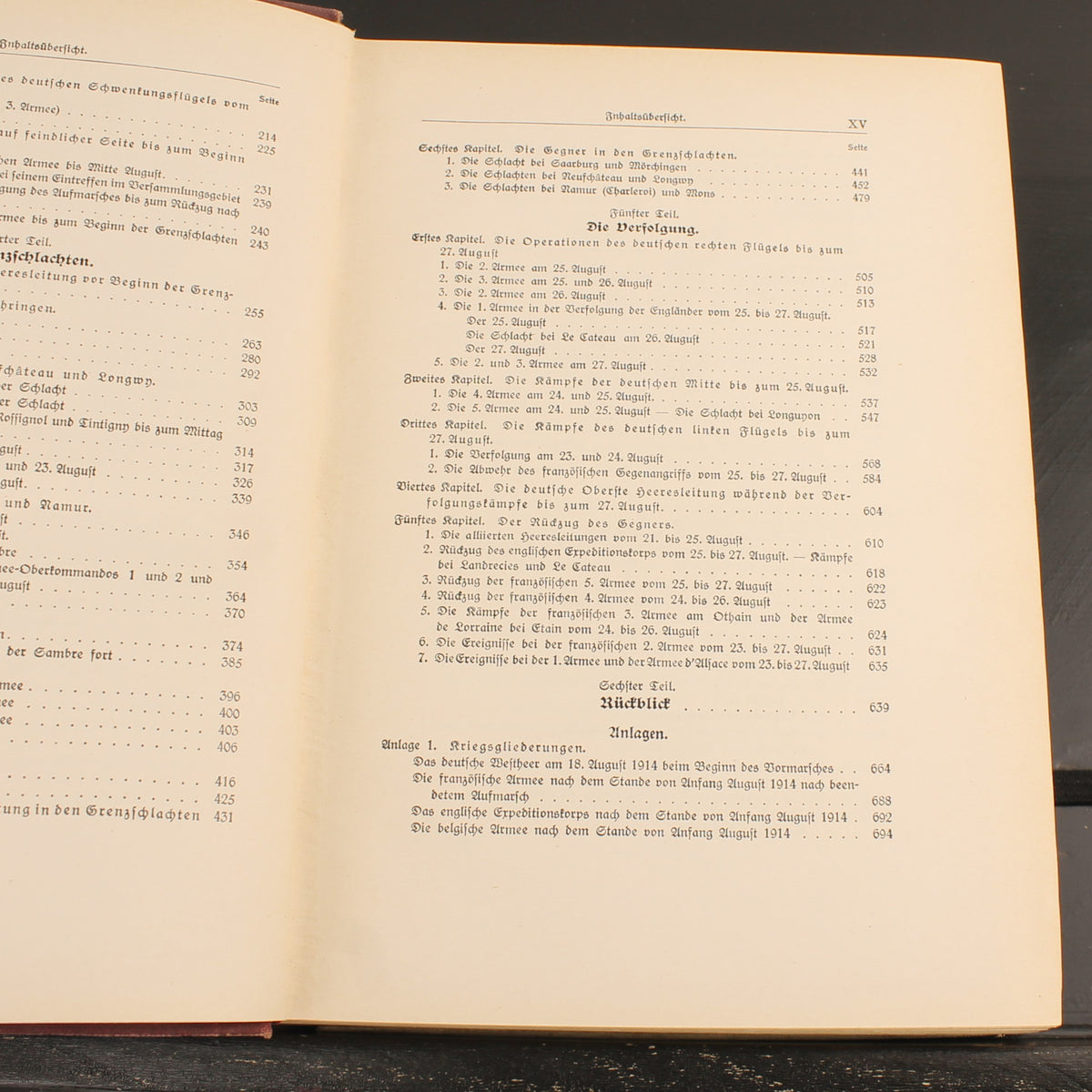La guerra mondiale 1914-1918 - Reichsarchiv Volume 1 - E. S. Mittler & Sohn, Berlino 1925