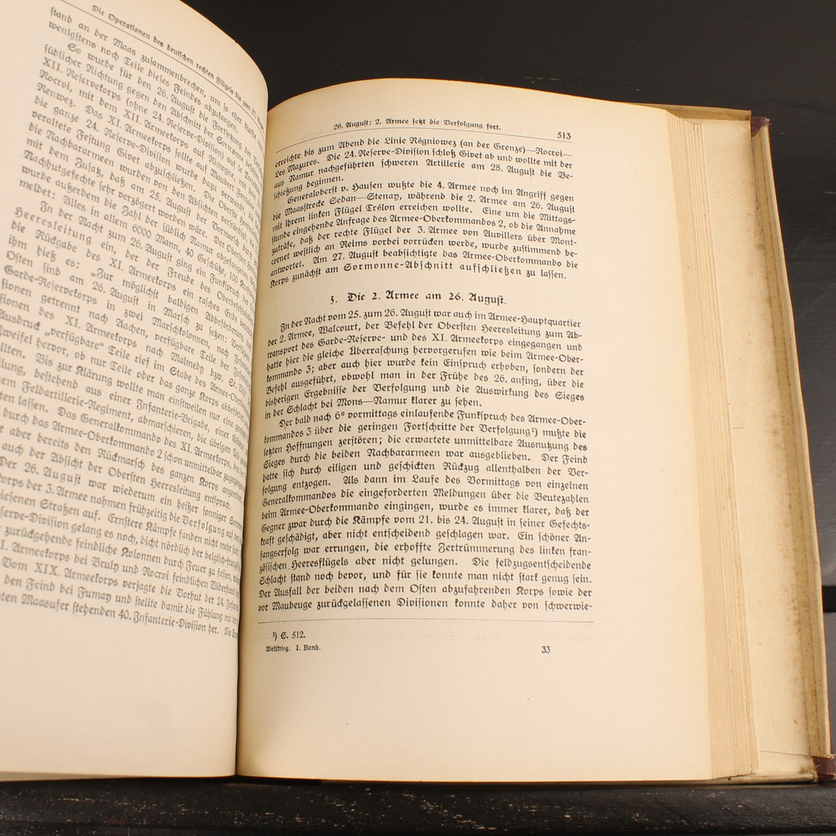 La guerra mondiale 1914-1918 - Reichsarchiv Volume 1 - E. S. Mittler & Sohn, Berlino 1925