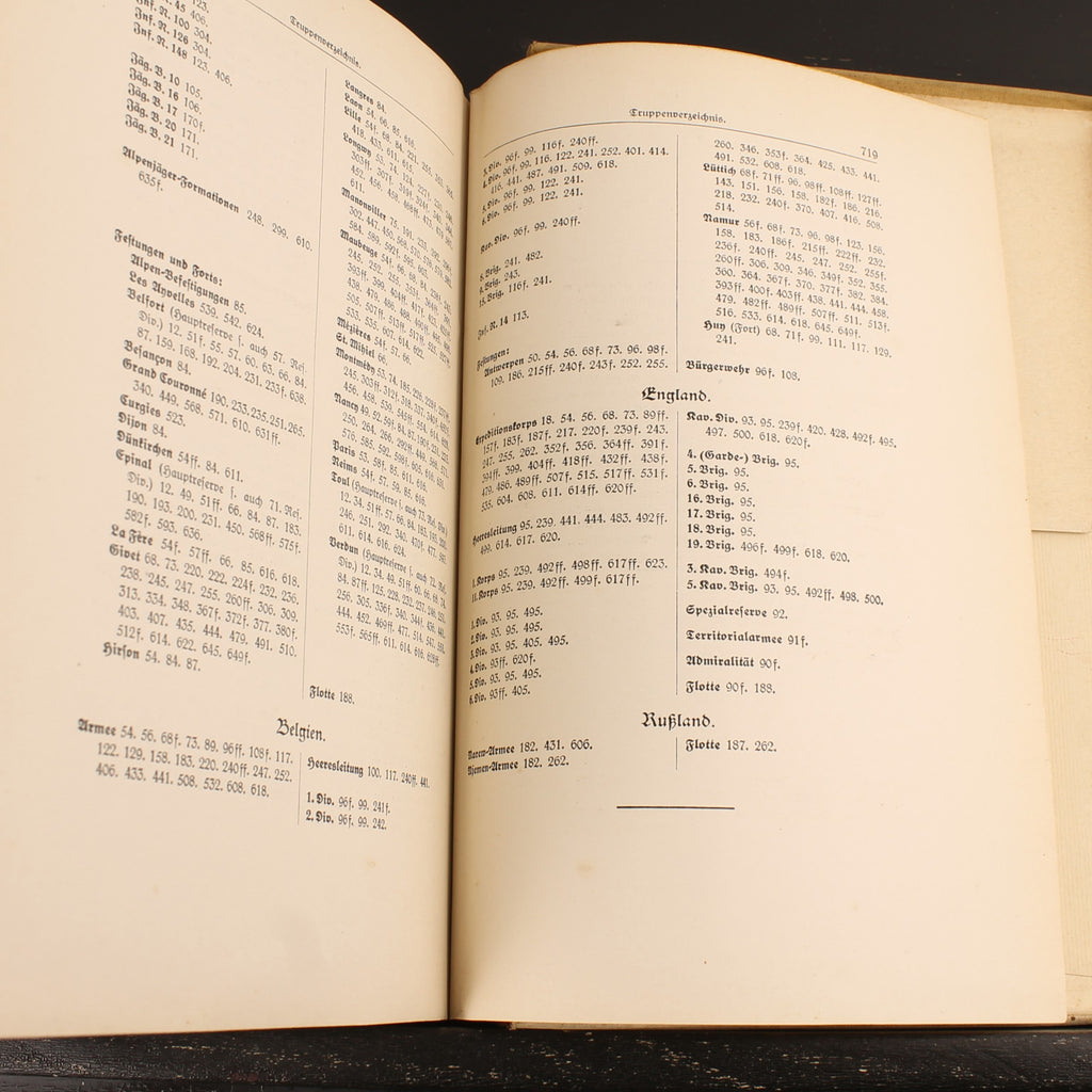 La guerra mondiale 1914-1918 - Reichsarchiv Volume 1 - E. S. Mittler & Sohn, Berlino 1925