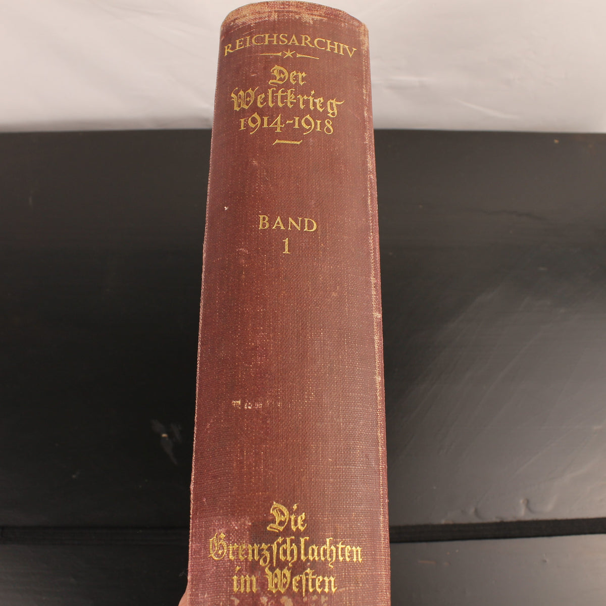 La guerra mondiale 1914-1918 - Reichsarchiv Volume 1 - E. S. Mittler & Sohn, Berlino 1925