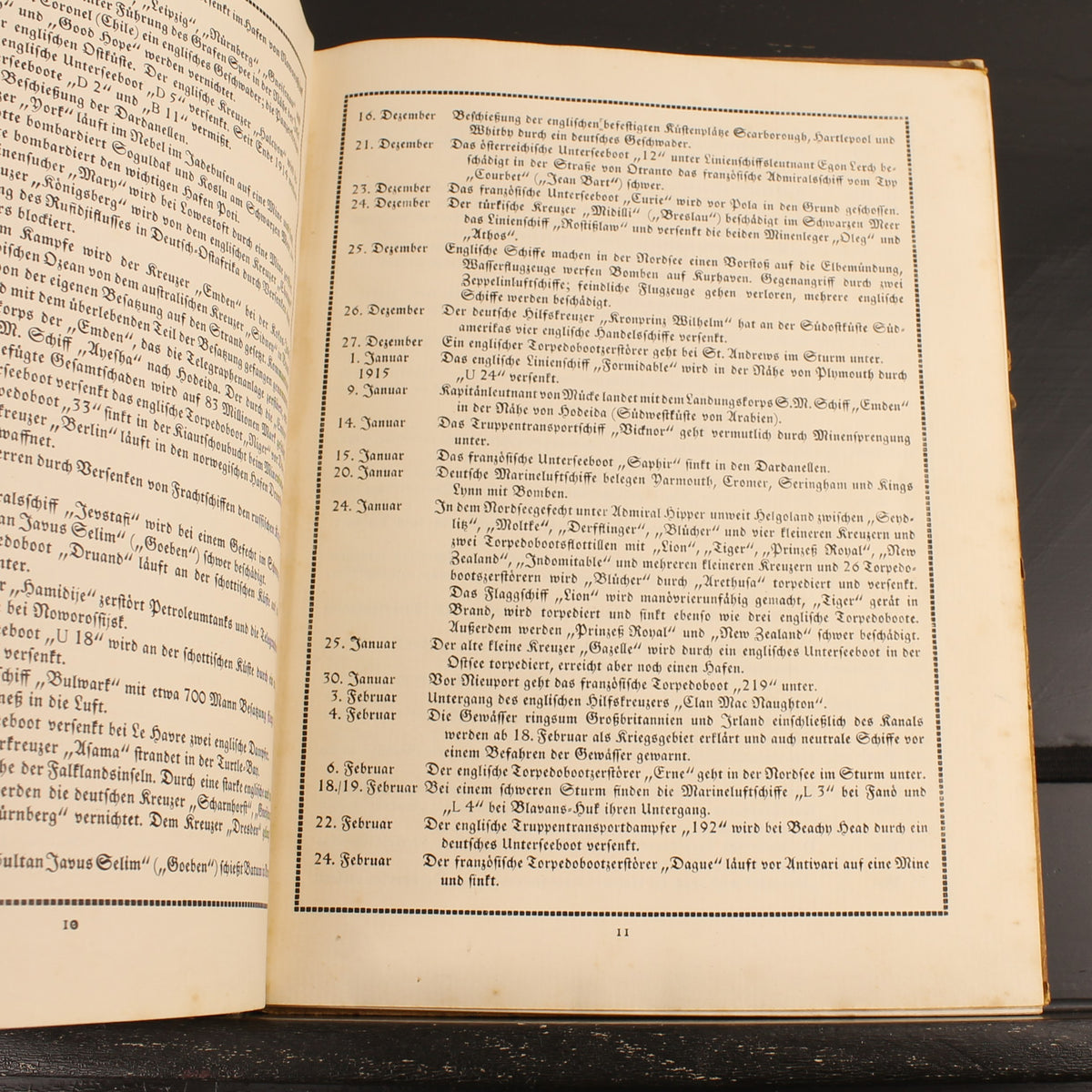 The Naval War | WWI German Navy Book | Der Gelbe Verlag 1915