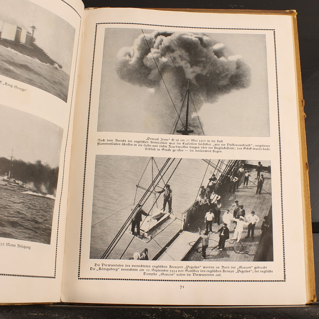 The Naval War | WWI German Navy Book | Der Gelbe Verlag 1915