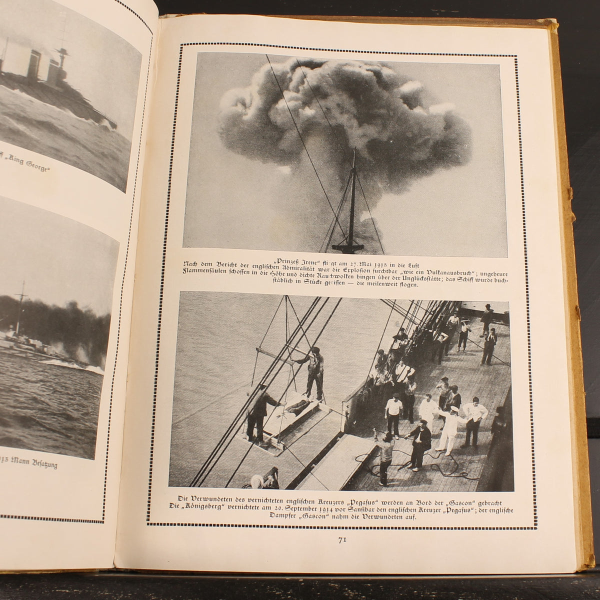 The Naval War | WWI German Navy Book | Der Gelbe Verlag 1915