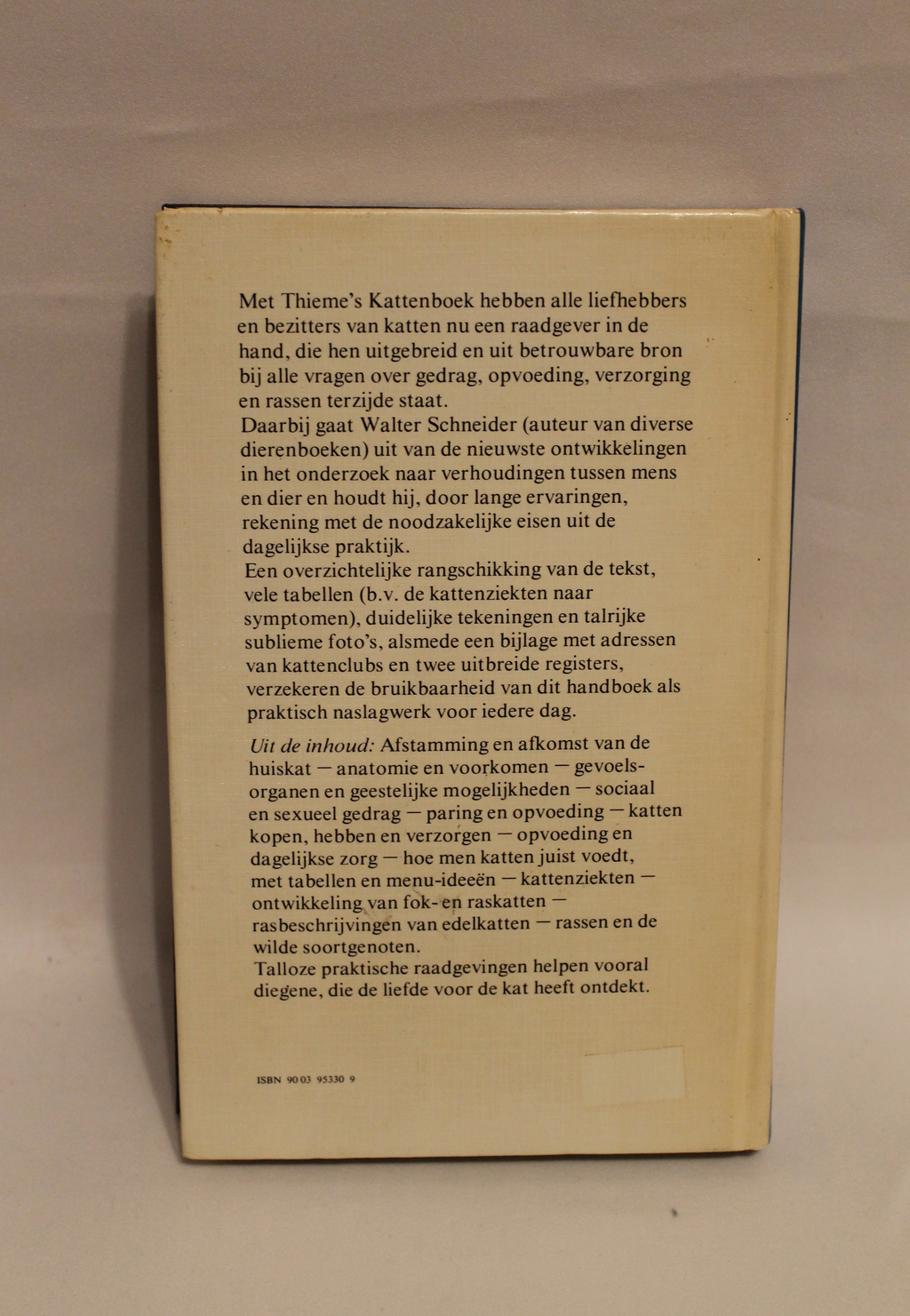 Thieme’s Kattenboek | Walter Schneider