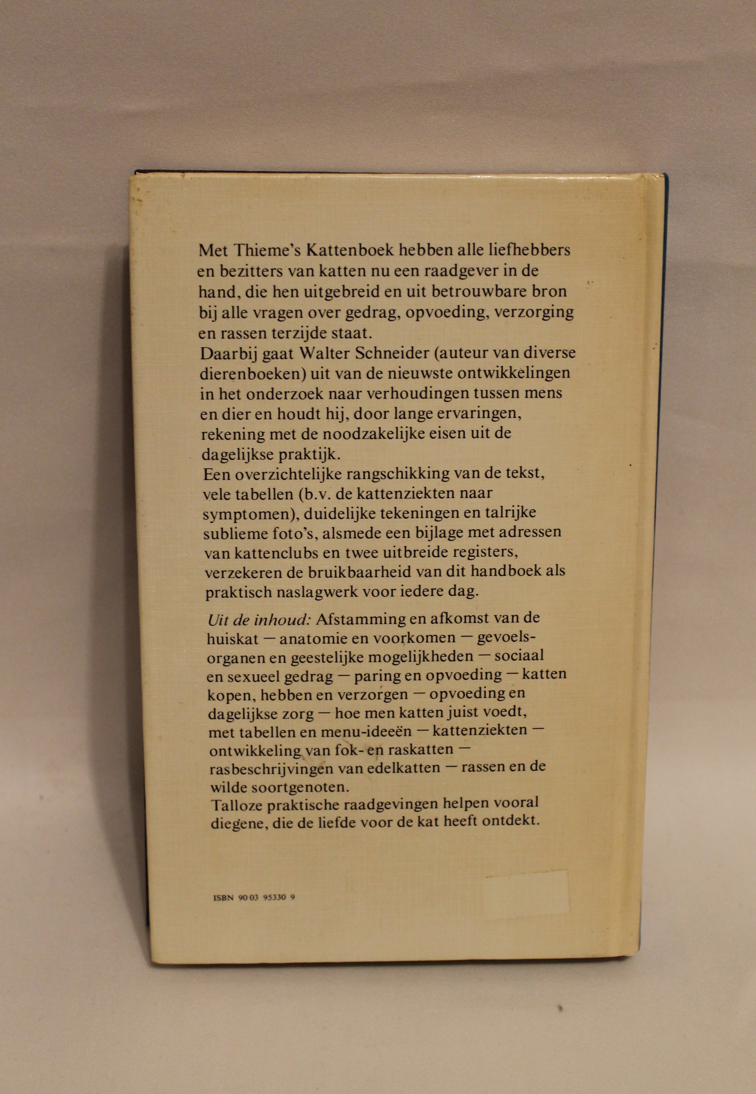 Thieme’s Kattenboek | Walter Schneider