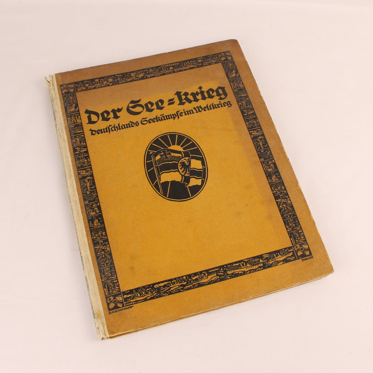 The Naval War | WWI German Navy Book | Der Gelbe Verlag 1915