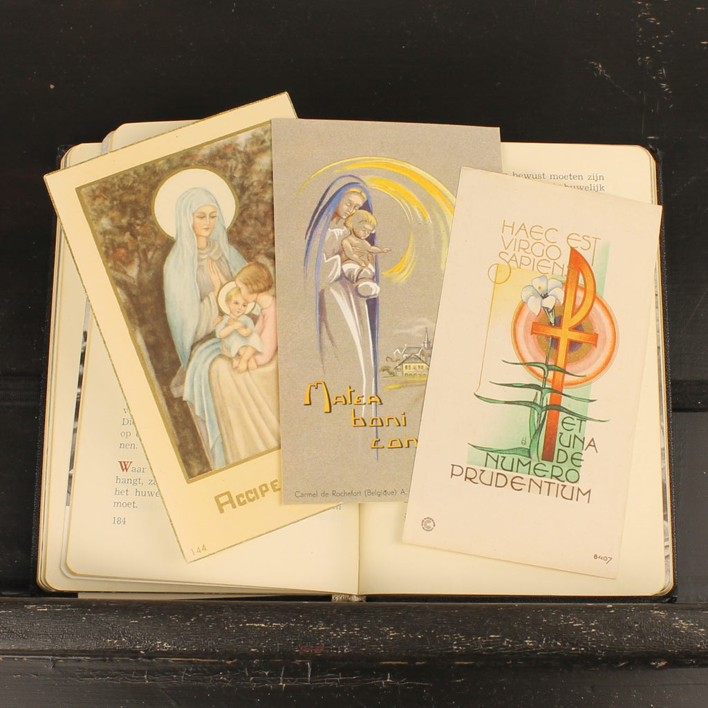 La Femme et sa Prière | Kevelaer 1959 | Livre de prières vintage avec 10+ images de dévotion