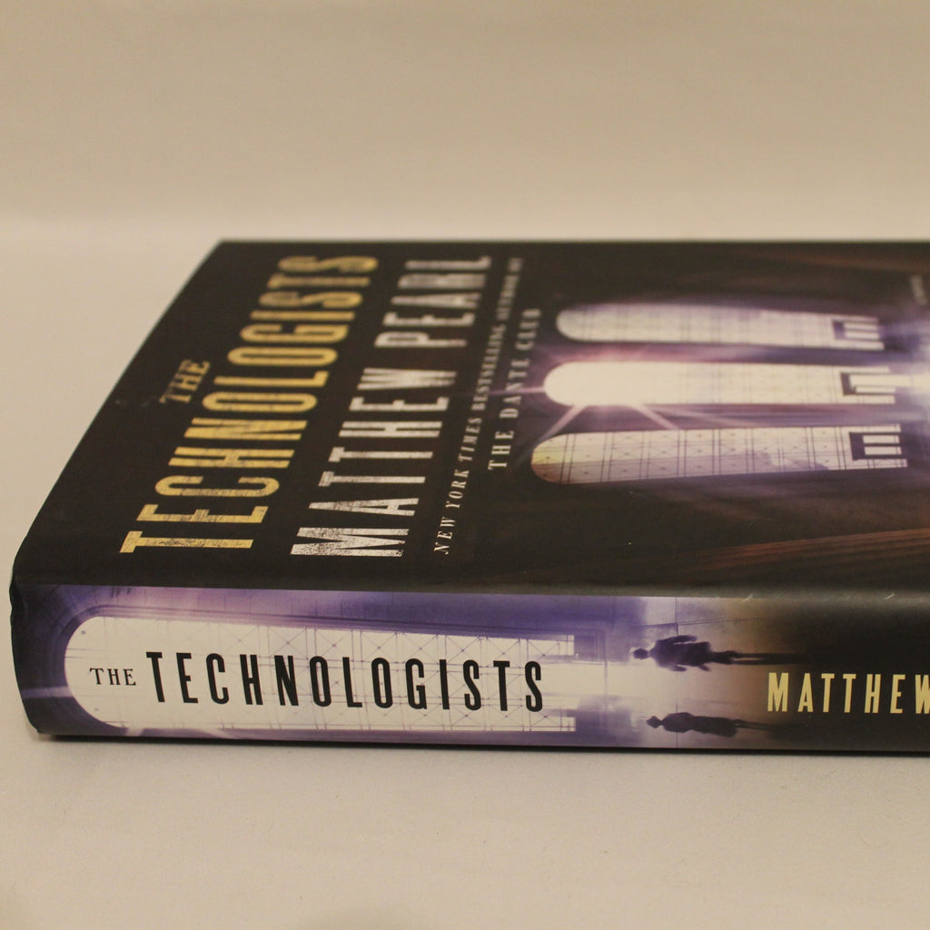 Book titled 'The Technologists' by Matthew Pearl on a plain background