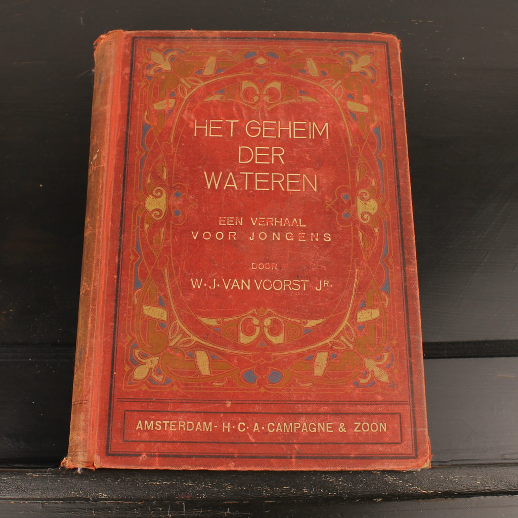 Het Geheim der Wateren | W.J. van Voorst | Antiek Jongensboek 1913