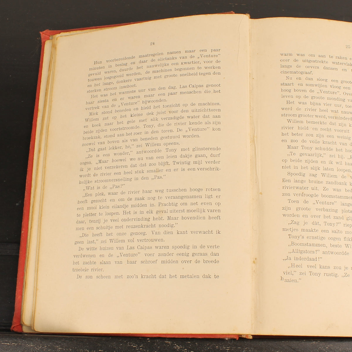 Het Geheim der Wateren | W.J. van Voorst | Antiek Jongensboek 1913