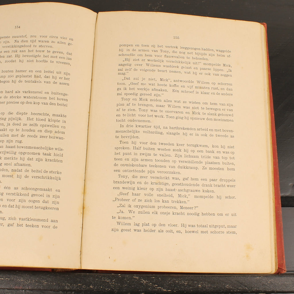 Het Geheim der Wateren | W.J. van Voorst | Antiek Jongensboek 1913