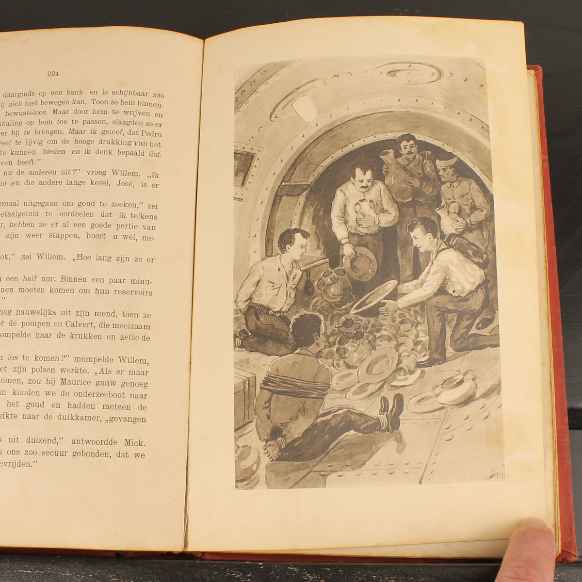 The Secret of the Waters | W.J. van Voorst | Antique Boys' Book 1913