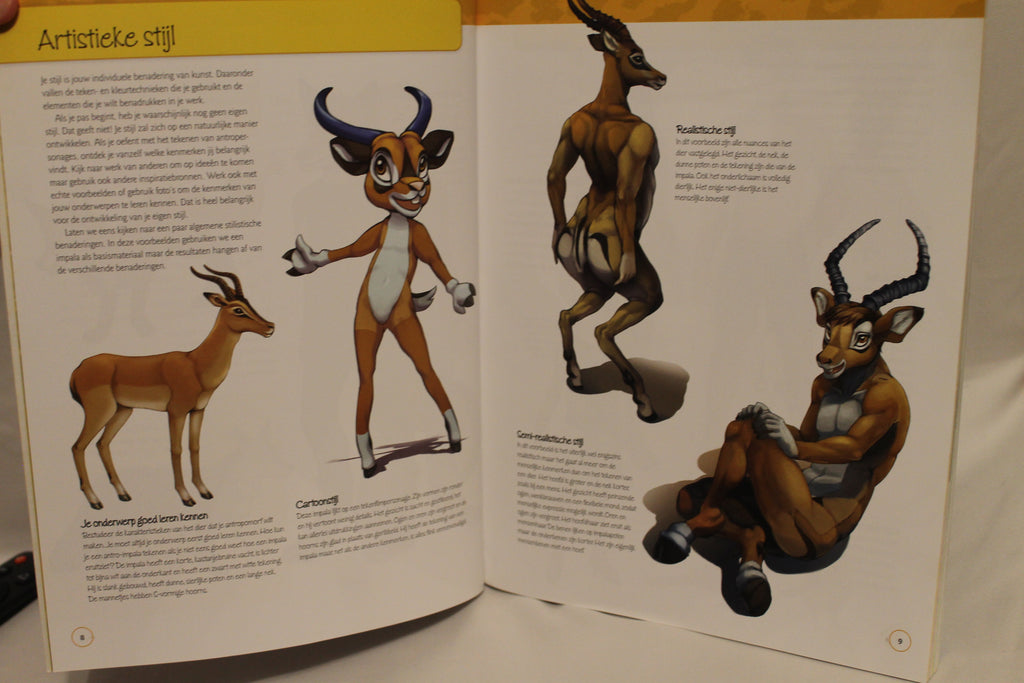 Furry Tekenboeken (2) | Fantasydieren & Manga