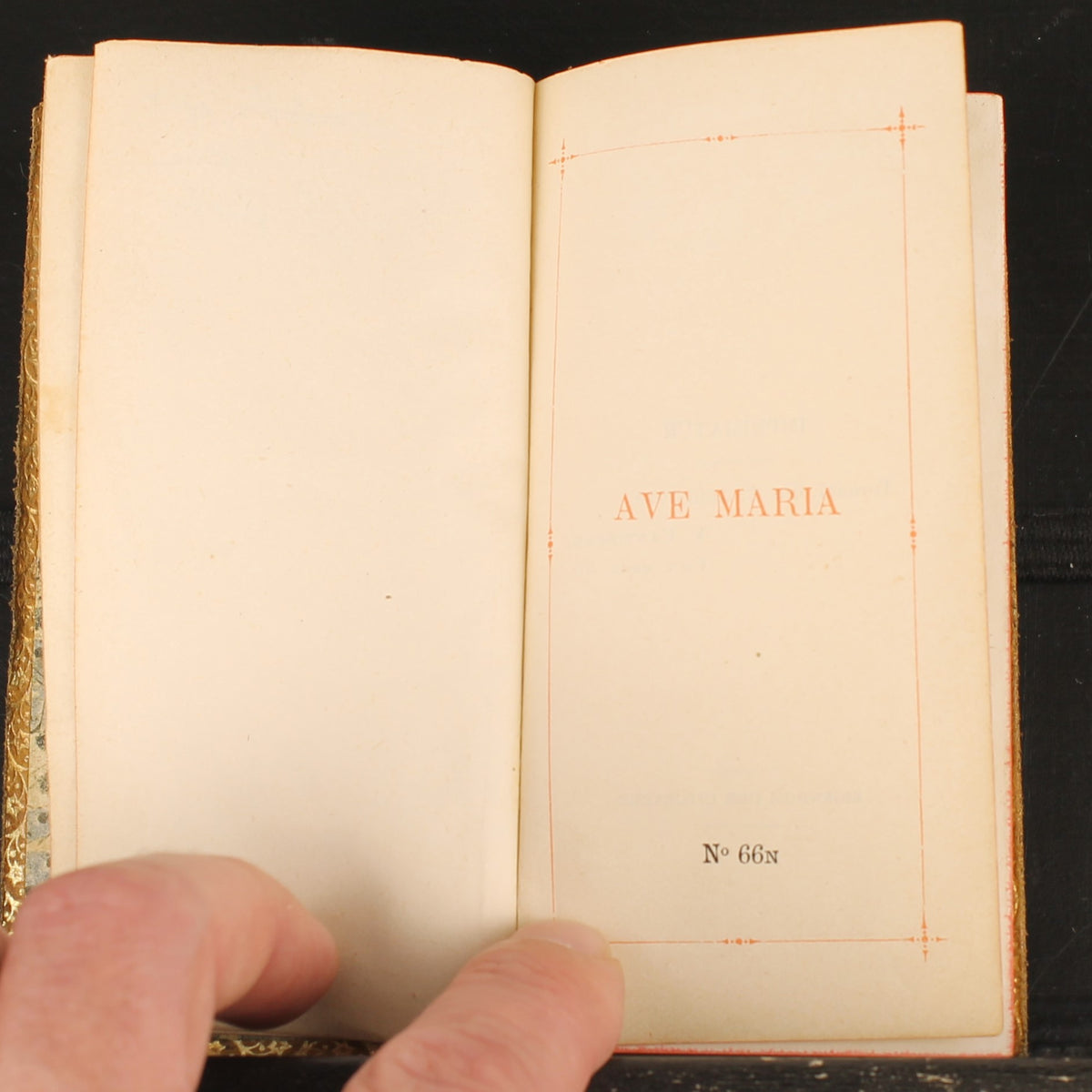 Ave Maria - Gebedenboek - Braine-le-Comte, België ca. 1927