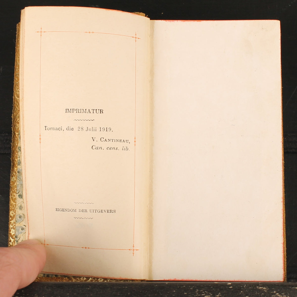 Ave Maria - Gebedenboek - Braine-le-Comte, België ca. 1927