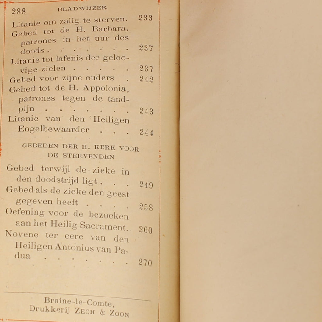 Ave Maria - Gebedenboek - Braine-le-Comte, België ca. 1927