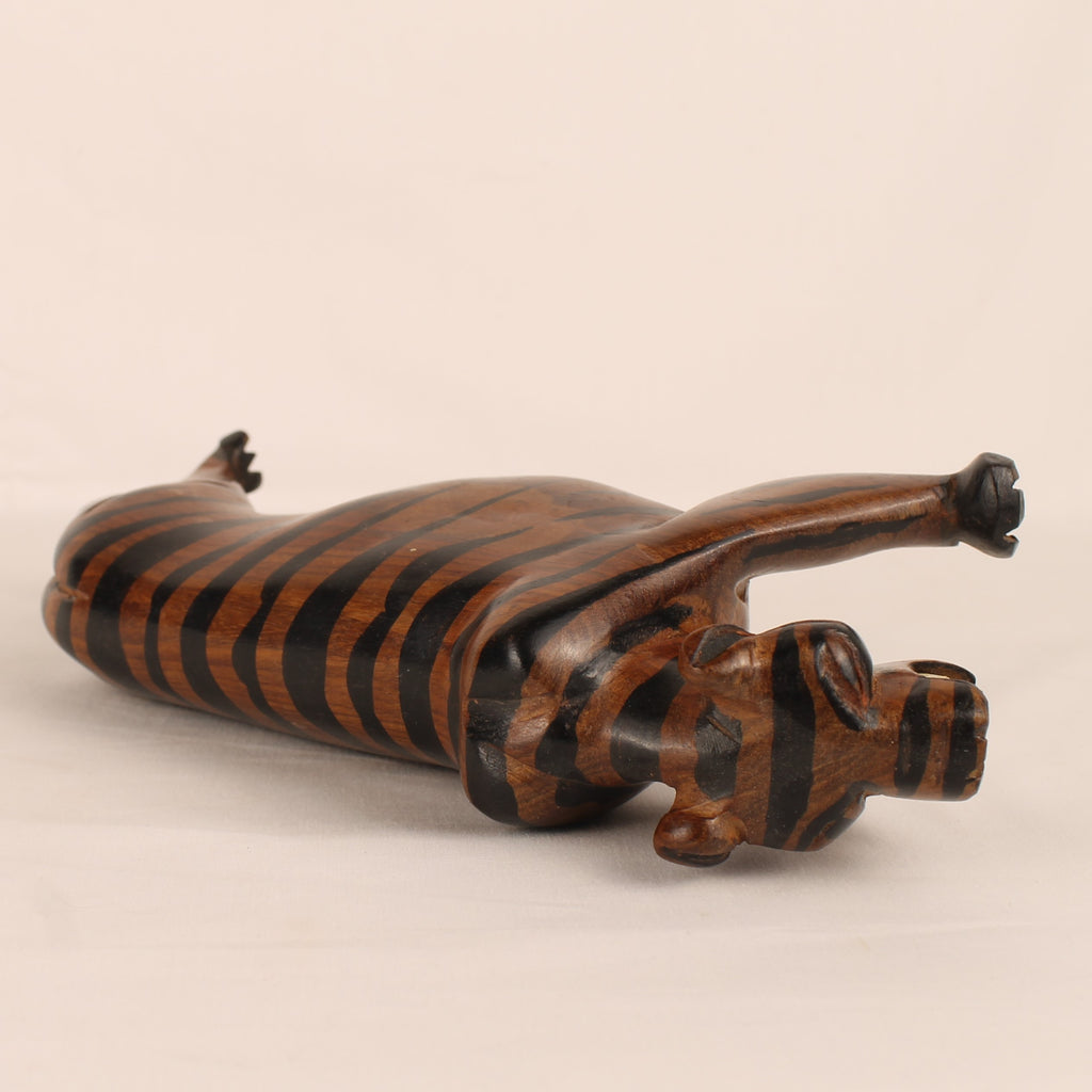 Tigre in legno intagliato a mano | Intaglio asiatico ca. 1960-1990