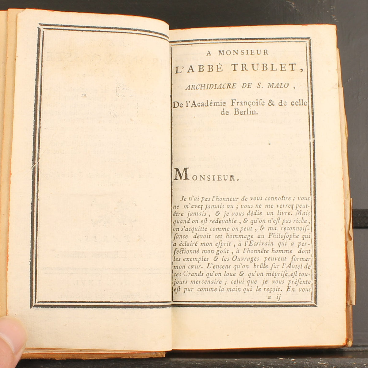 Le Chronologiste Manuel | Libraires Associés - Paris 1766 | Chaudon | Falttabelle