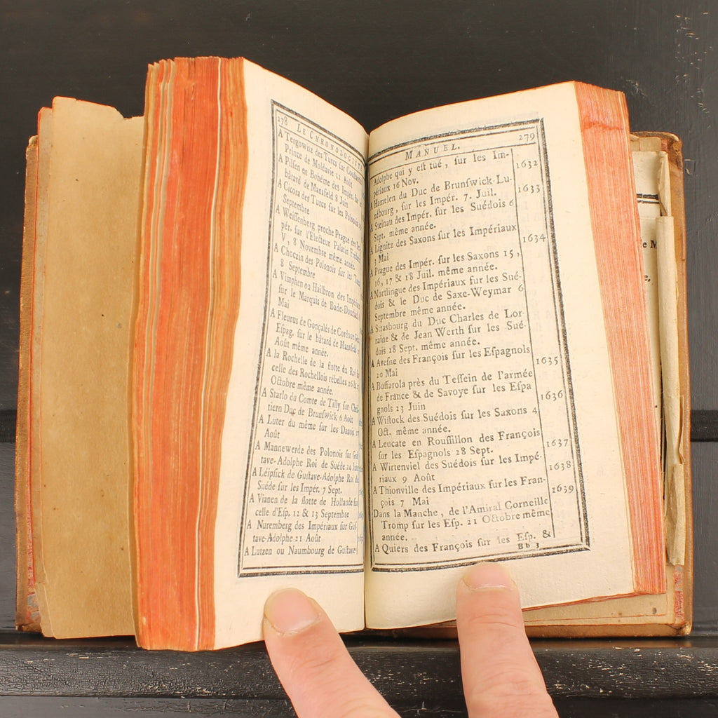 Le Chronologiste Manuel | Libraires Associés - Paris 1766 | Chaudon | Falttabelle