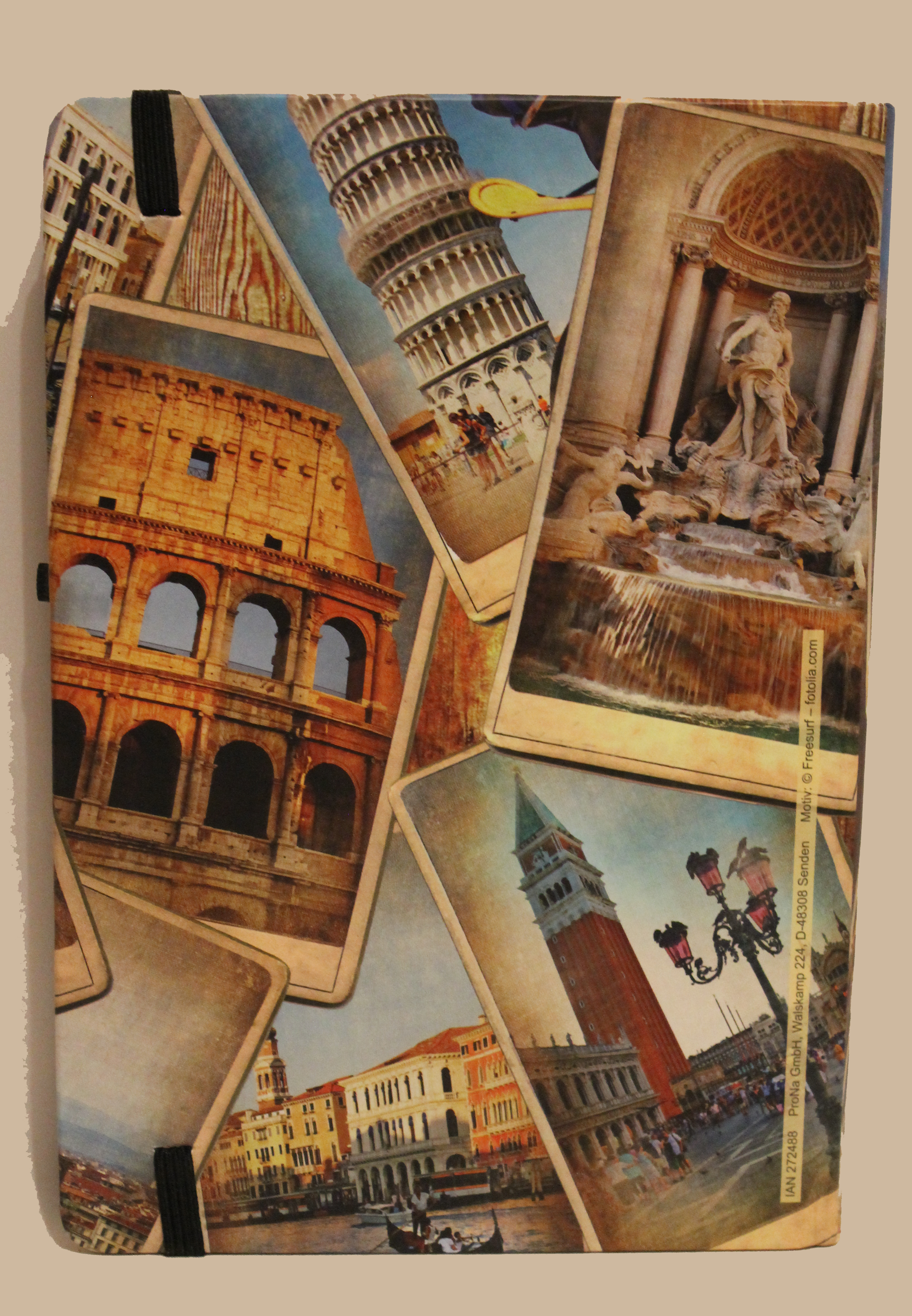 Schetsboek A5 hardcover | Italiaanse prints