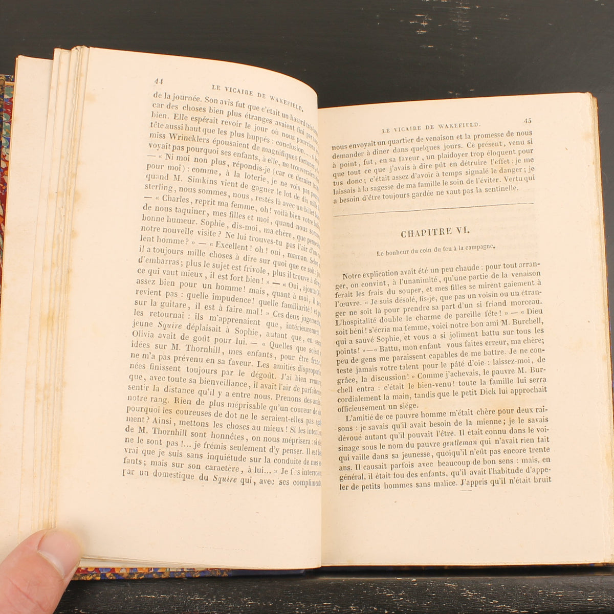 Der Landpfarrer von Wakefield von Oliver Goldsmith - Charles Nodier - Pagnerre, Verleger Paris 1847
