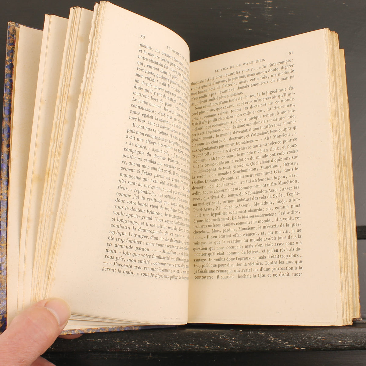 Der Landpfarrer von Wakefield von Oliver Goldsmith - Charles Nodier - Pagnerre, Verleger Paris 1847