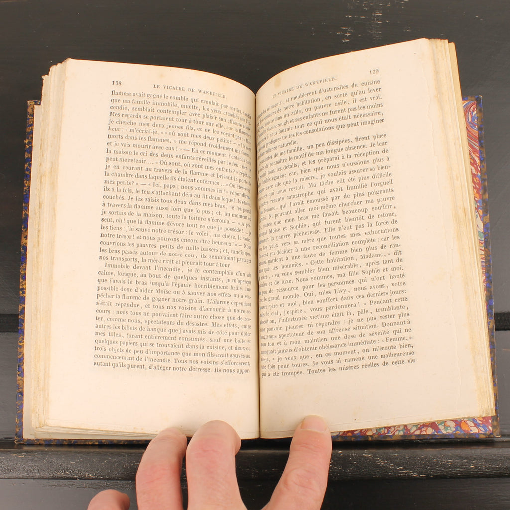Der Landpfarrer von Wakefield von Oliver Goldsmith - Charles Nodier - Pagnerre, Verleger Paris 1847