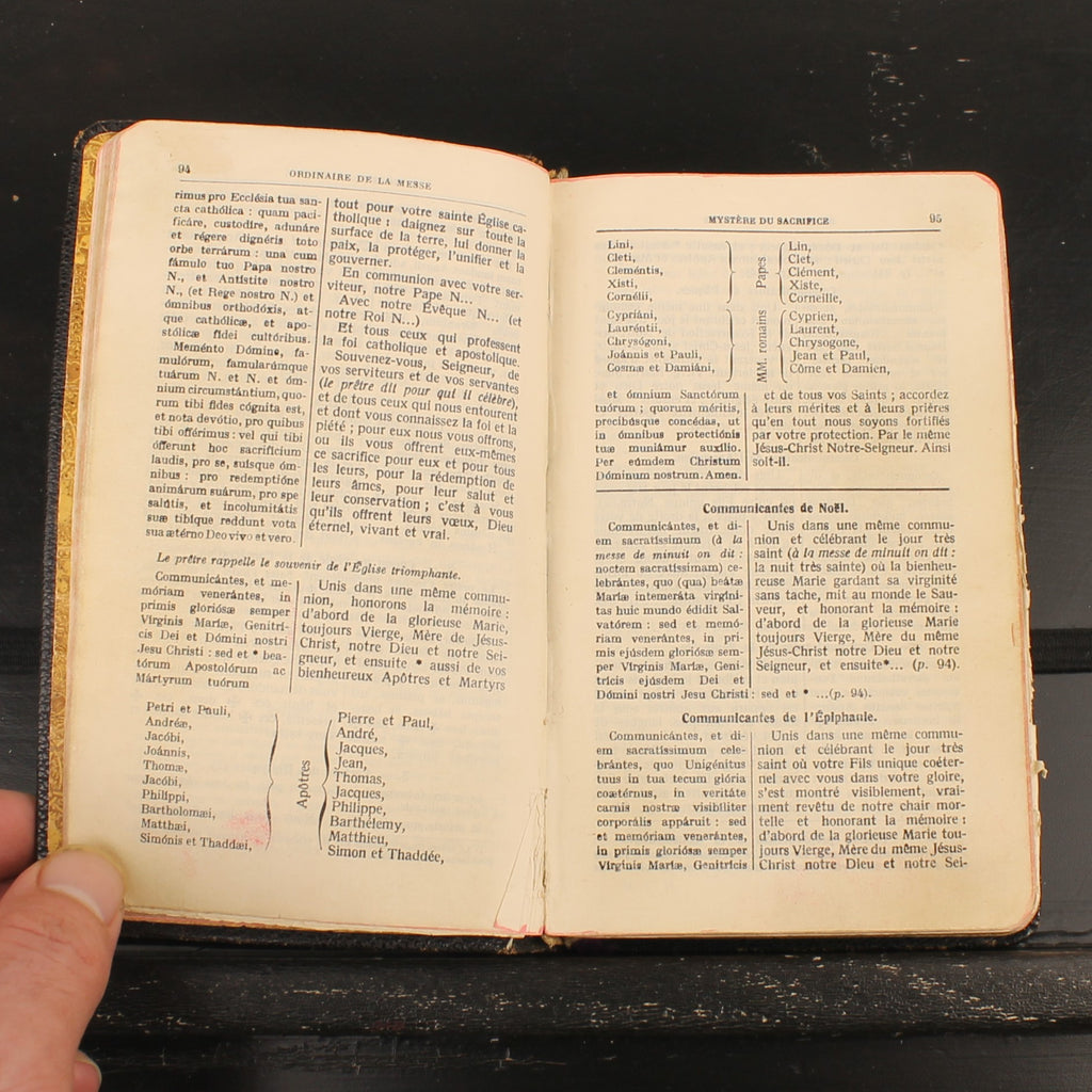 Roman Vespers Missal - French-Latin Missal - Desclée De Brouwer & Cie, Bruges 1933