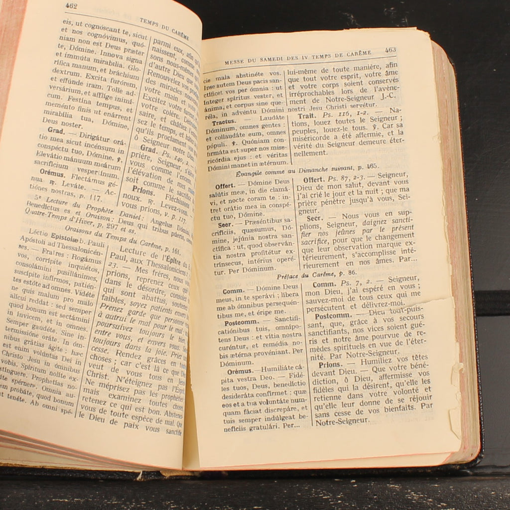 Roman Vespers Missal - French-Latin Missal - Desclée De Brouwer & Cie, Bruges 1933