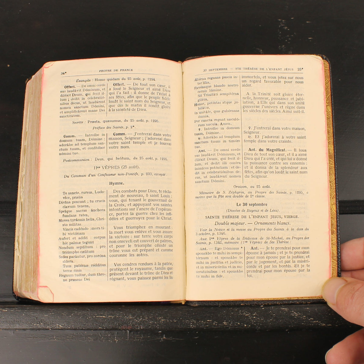 Roman Vespers Missal - French-Latin Missal - Desclée De Brouwer & Cie, Bruges 1933