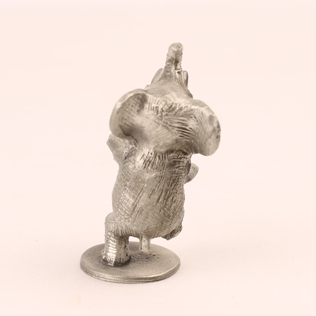 Artil Utrecht Tinnen Olifant met Accordeon | 92% Tin | ca. 1970-1990