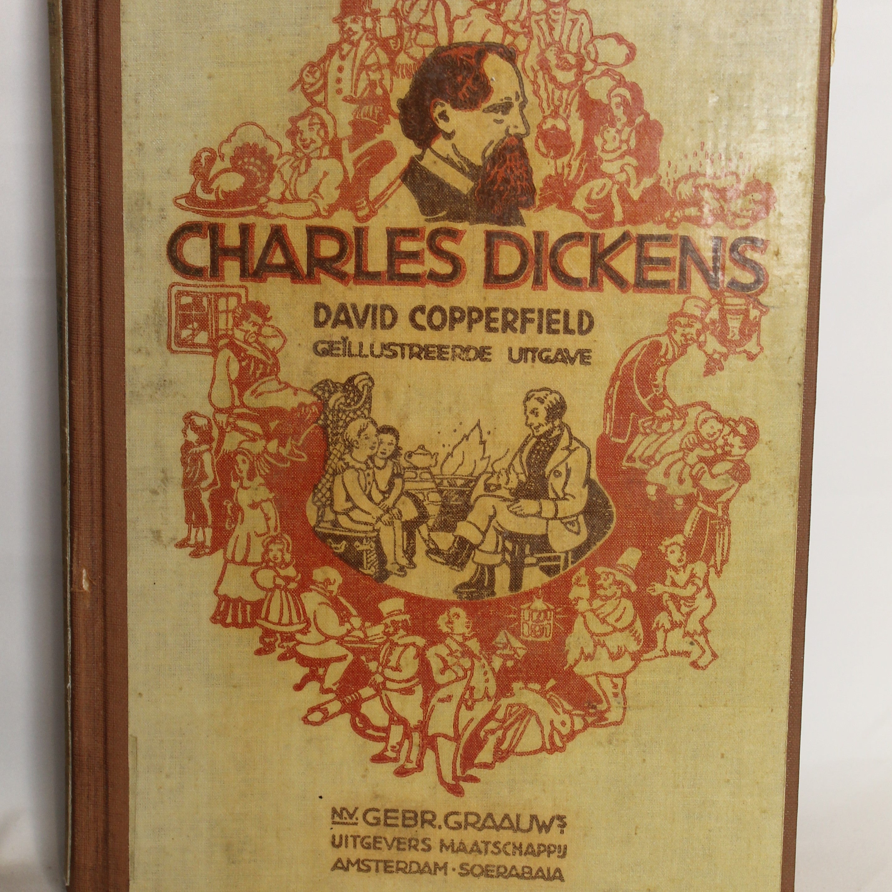 Charles Dickens - David Copperfield & Nikolaas Nickleby - Geïllustreerde Uitgaven - N.V. Gebr. Graauw Amsterdam / Soerabaia – ca. 1930