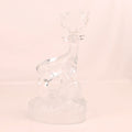 Figura de ciervo de cristal | Cristal transparente | 20 cm