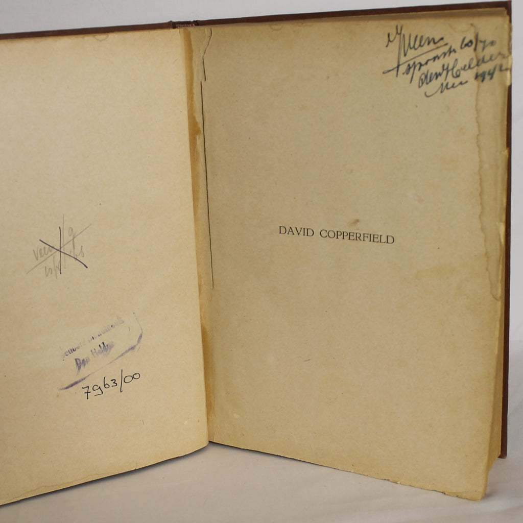 Charles Dickens - David Copperfield & Nikolaas Nickleby - Geïllustreerde Uitgaven - N.V. Gebr. Graauw Amsterdam / Soerabaia – ca. 1930