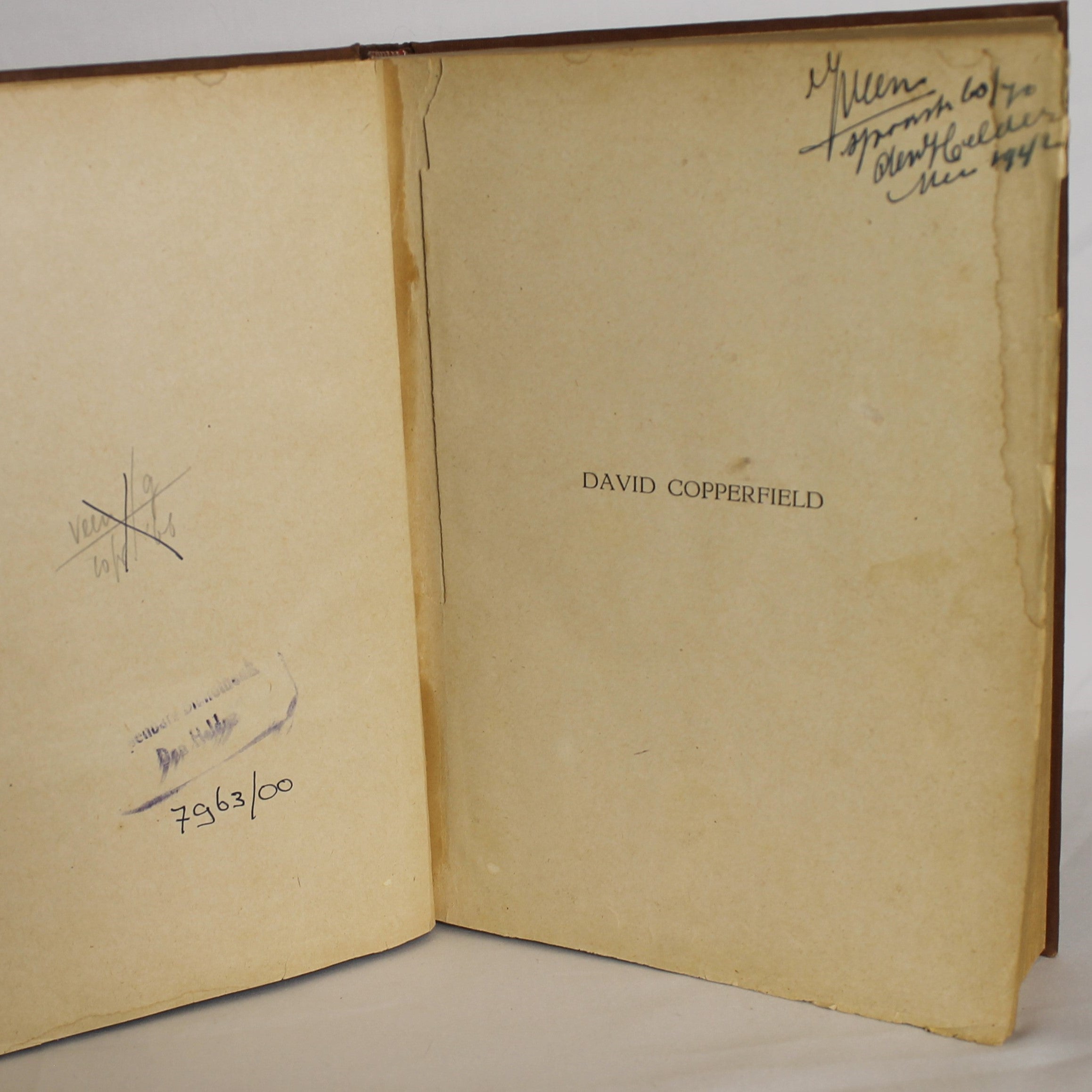 Charles Dickens - David Copperfield & Nikolaas Nickleby - Geïllustreerde Uitgaven - N.V. Gebr. Graauw Amsterdam / Soerabaia – ca. 1930