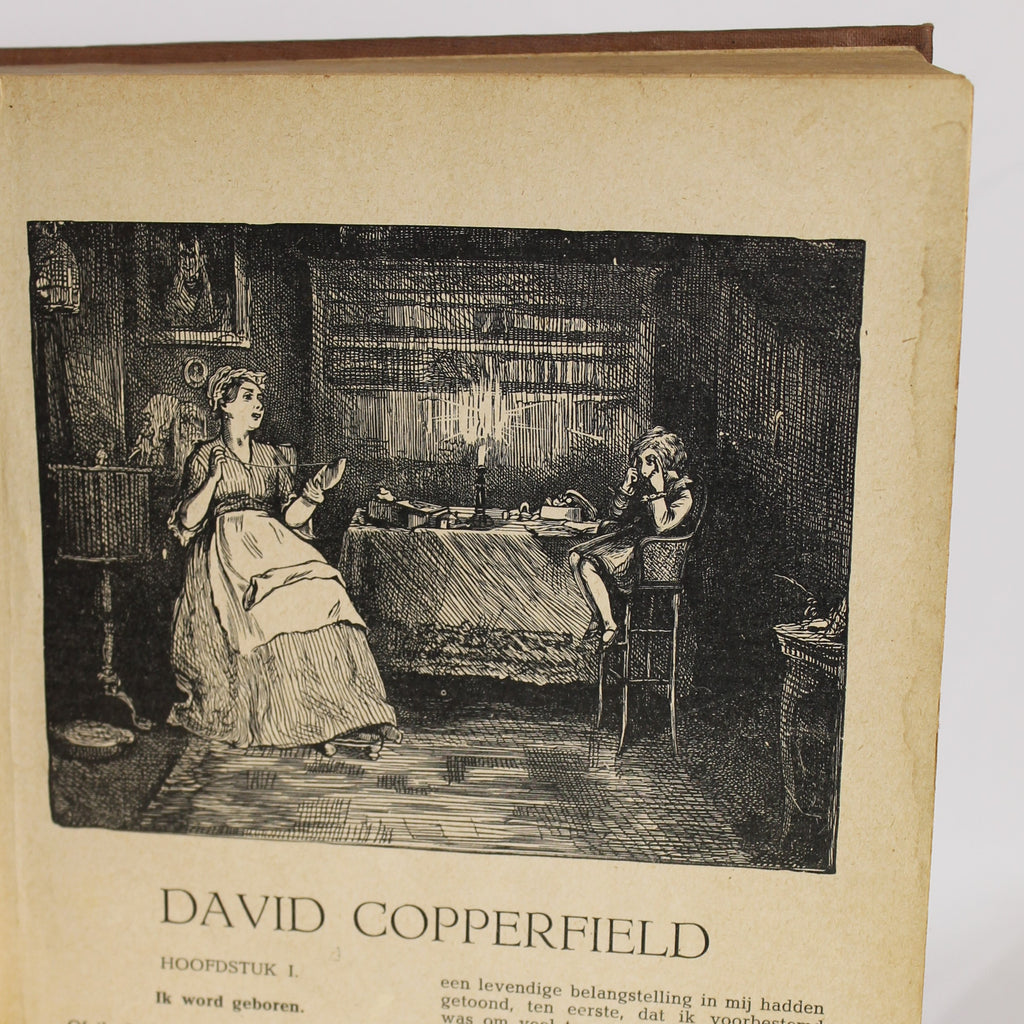 Charles Dickens - David Copperfield & Nikolaas Nickleby - Geïllustreerde Uitgaven - N.V. Gebr. Graauw Amsterdam / Soerabaia – ca. 1930