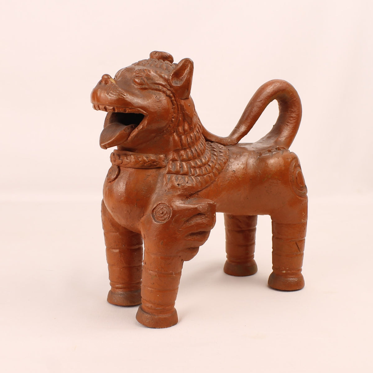 Terrakotta-Löwenhund | Asiatischer Wächterlöwe | ca. 1950–1980