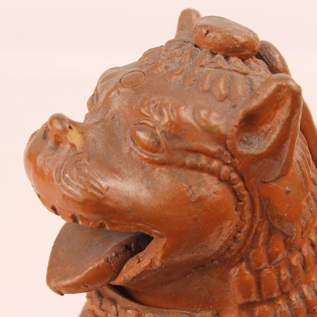 Terrakotta-Löwenhund | Asiatischer Wächterlöwe | ca. 1950–1980