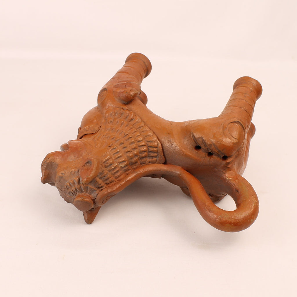 Terrakotta-Löwenhund | Asiatischer Wächterlöwe | ca. 1950–1980