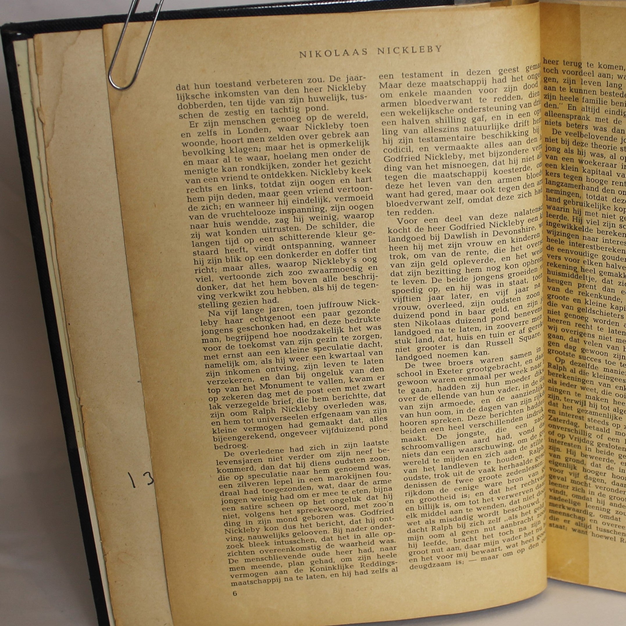 Charles Dickens - David Copperfield & Nikolaas Nickleby - Geïllustreerde Uitgaven - N.V. Gebr. Graauw Amsterdam / Soerabaia – ca. 1930