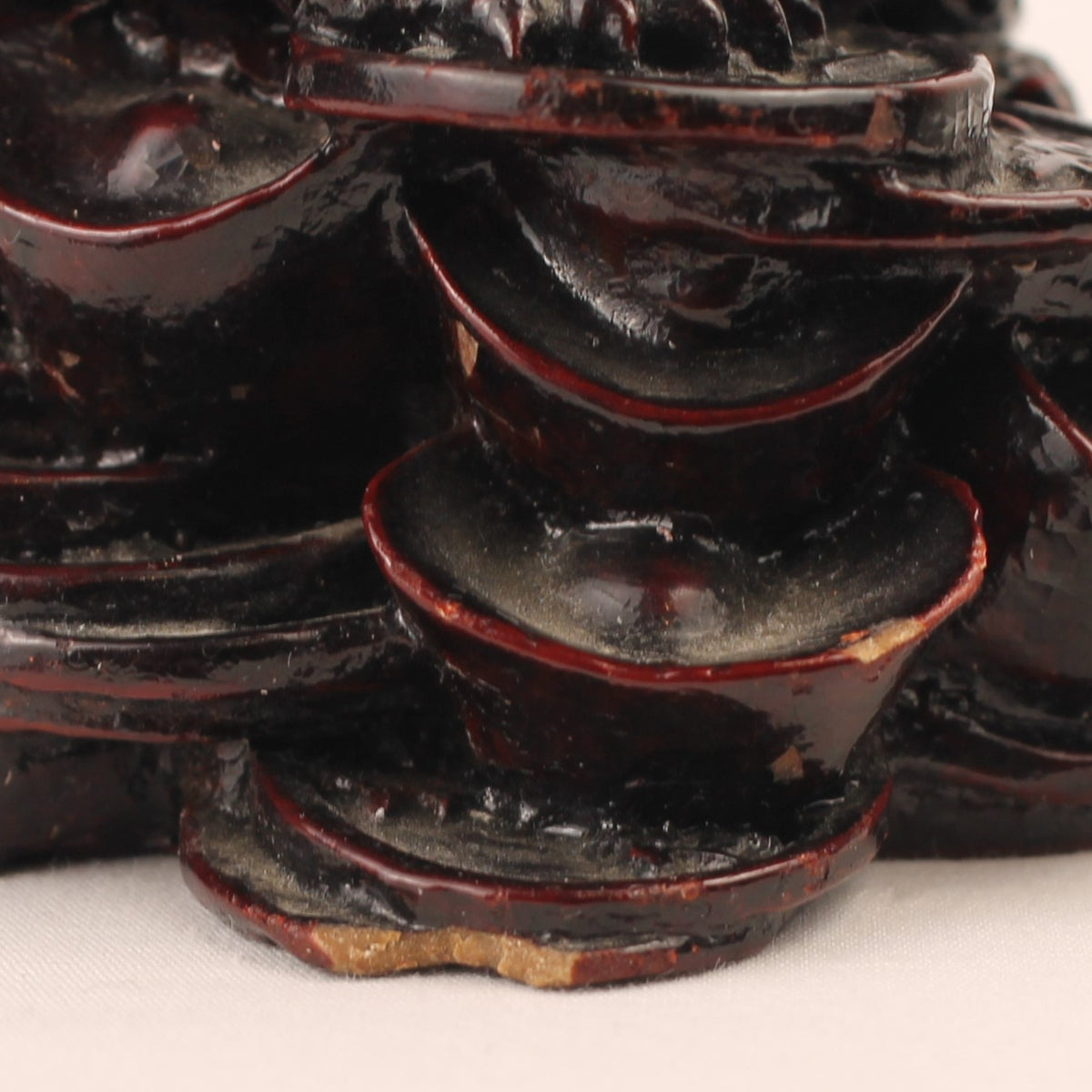 Chinesische Longgui Drachenschildkröten auf Yuanbao | Feng-Shui-Figur | 12 cm
