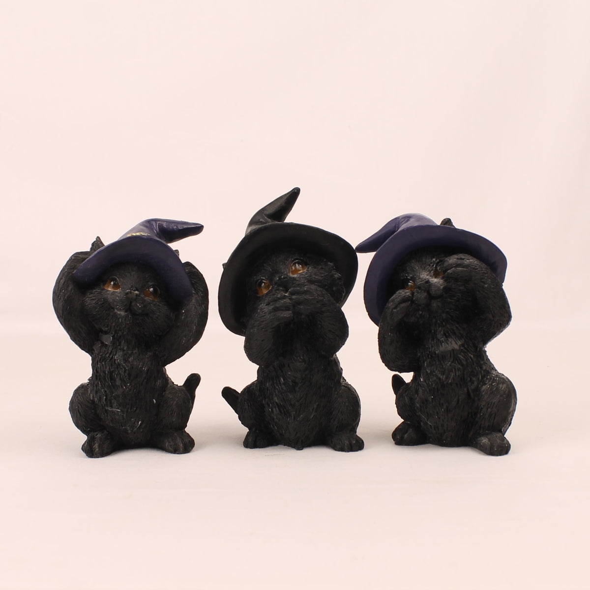 Nemesis Now Three Wise Familiars | Set di 3 gatti delle streghe | 9 cm