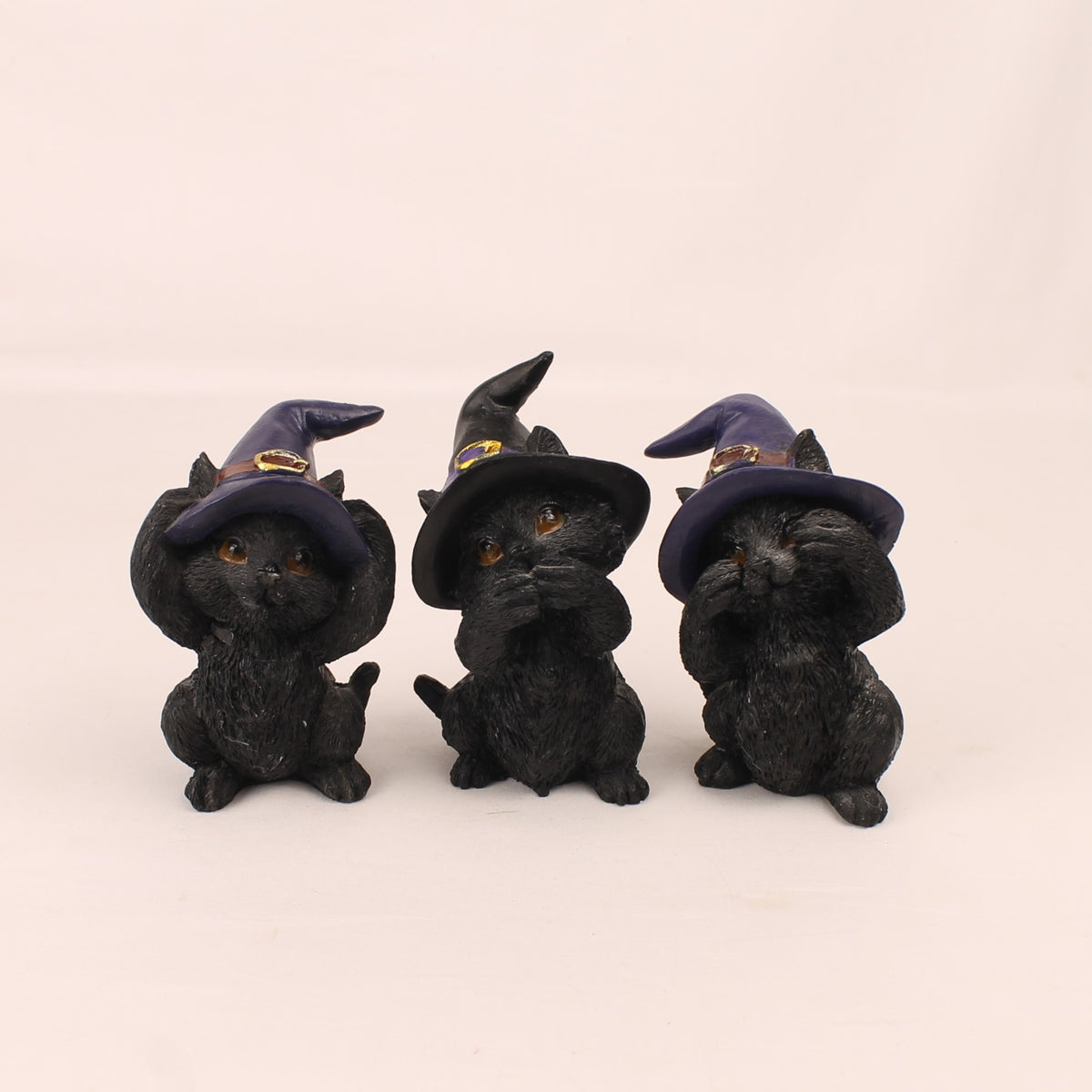 Nemesis Now Three Wise Familiars | Set di 3 gatti delle streghe | 9 cm