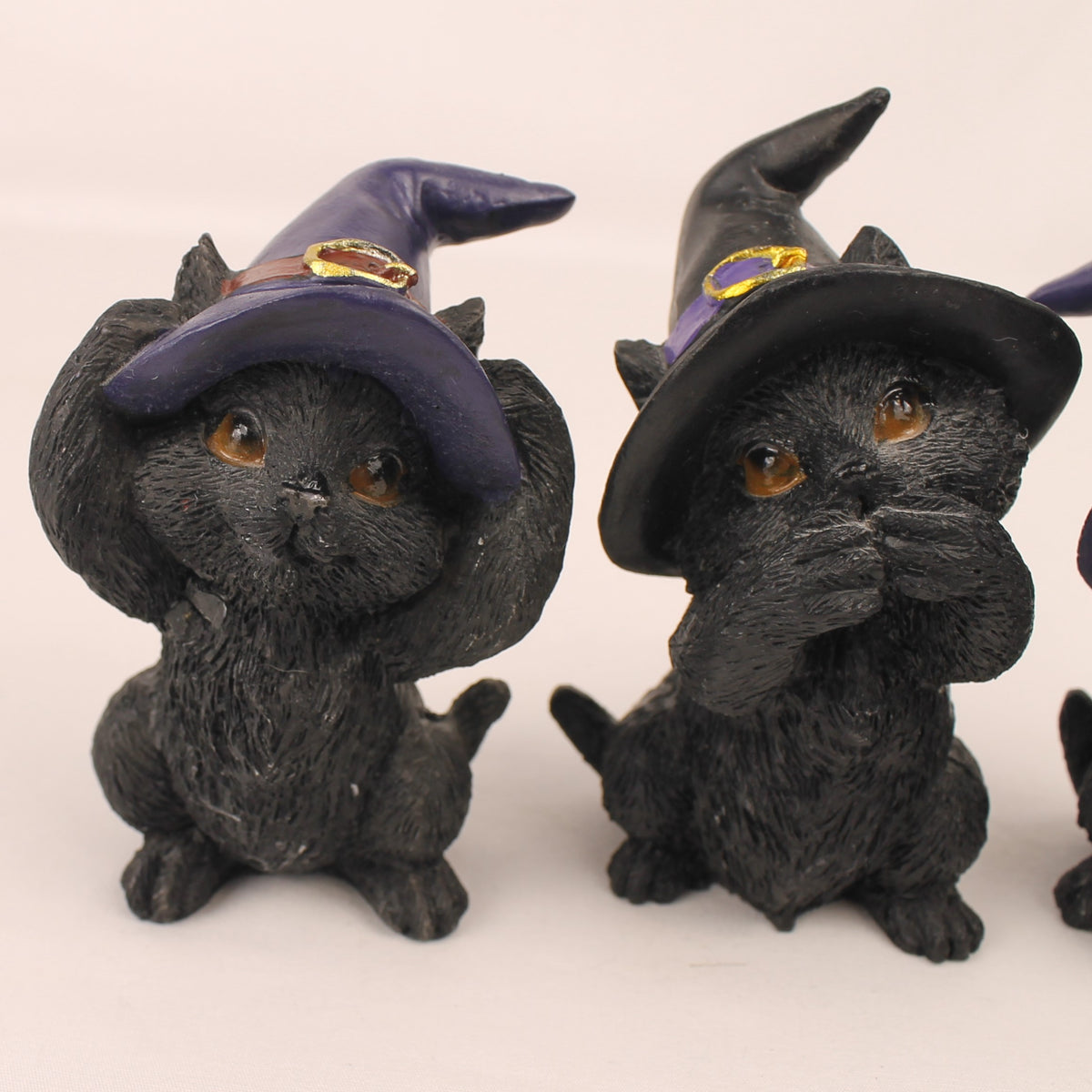 Nemesis Now Three Wise Familiars | Set de 3 gatos de bruja | 9 cm
