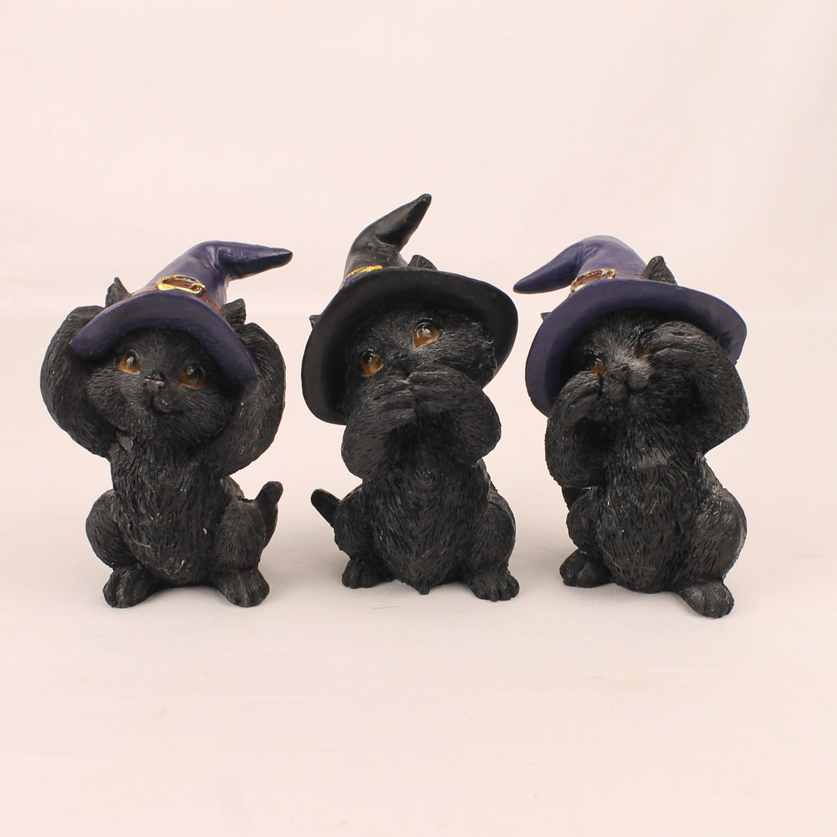 Nemesis Now Three Wise Familiars | Set de 3 gatos de bruja | 9 cm