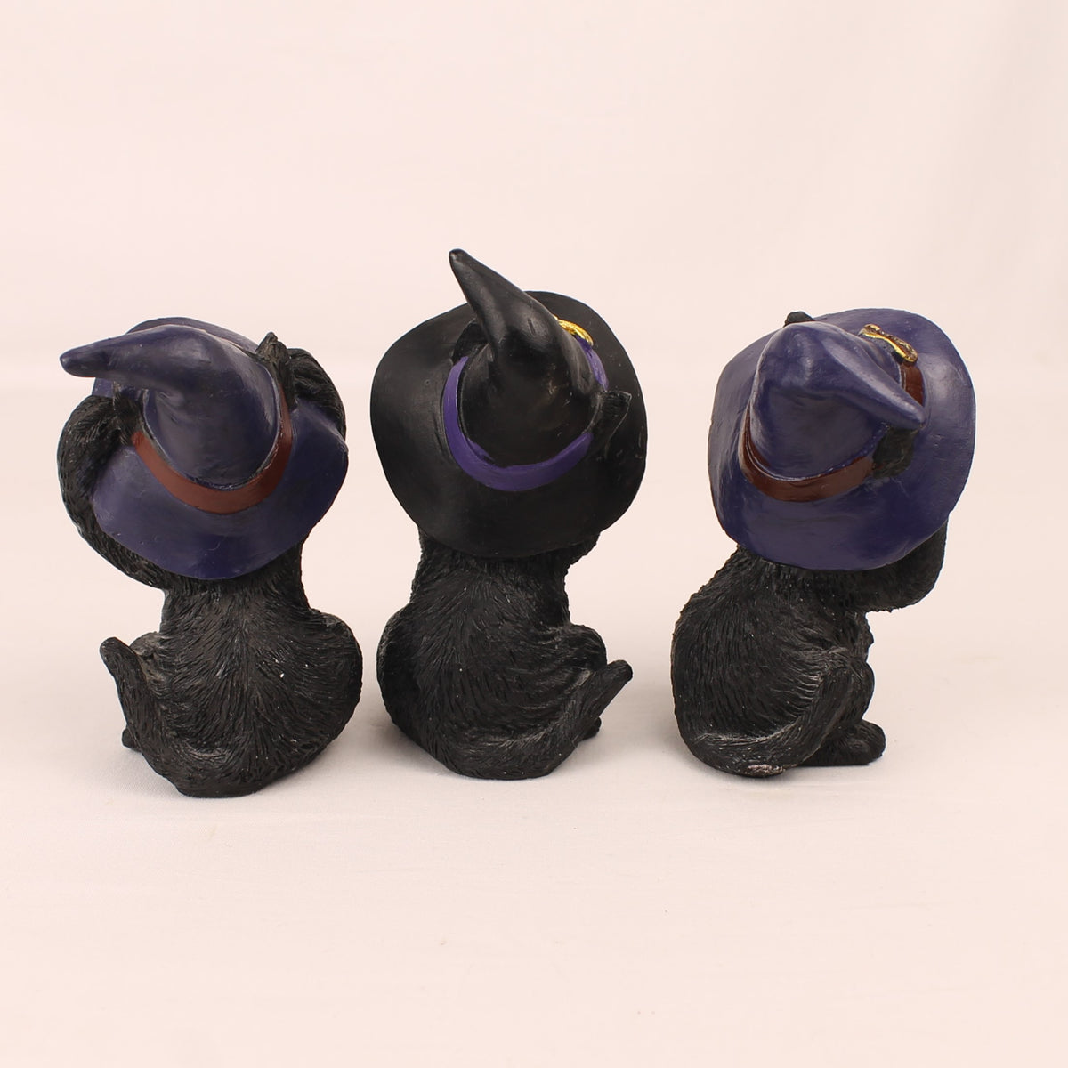 Nemesis Now Three Wise Familiars | Set de 3 gatos de bruja | 9 cm
