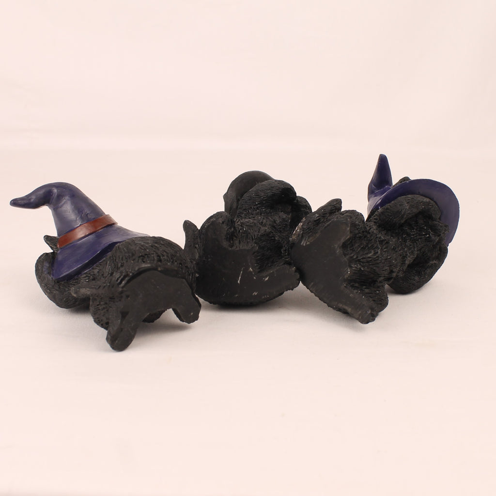 Nemesis Now Three Wise Familiars | Set di 3 gatti delle streghe | 9 cm