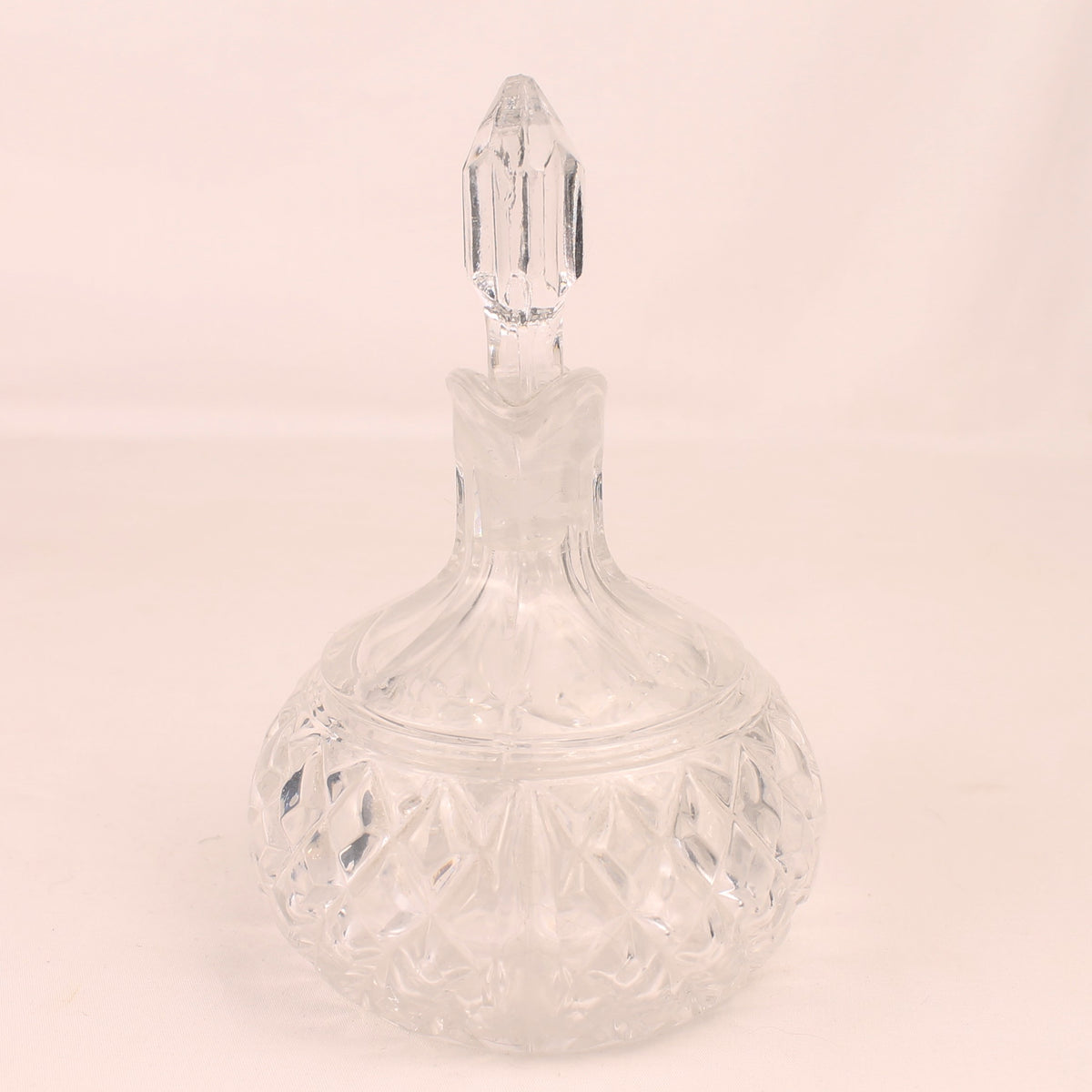 Garrafa de vidro para azeite ou vinagre com tampa | Aprox. 1930-1960